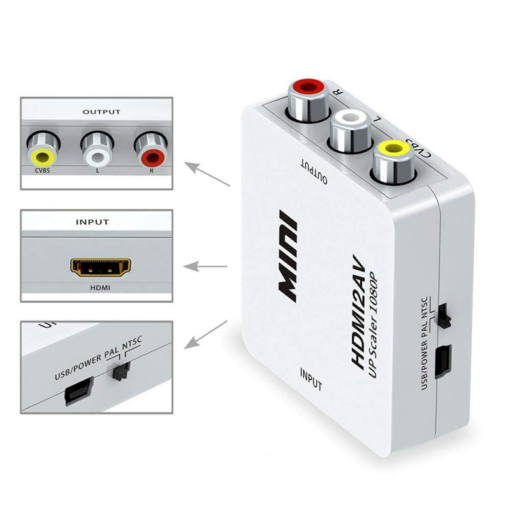 Adapter Box HDMI na AV JWD-H7 - Image 3