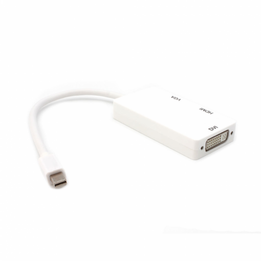 Adapter kabl za Apple mini DP na HDMI VGA DVI beli - Image 2
