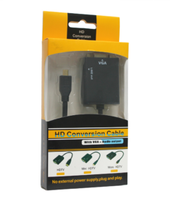 Adapter Micro HDMI na VGA M + audio JWD-HDMI1