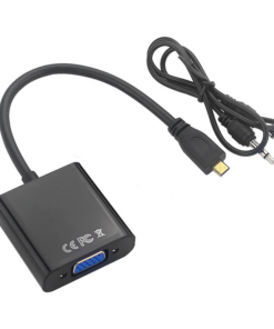 Adapter Micro HDMI na VGA Z + audio JWD-HDMI1