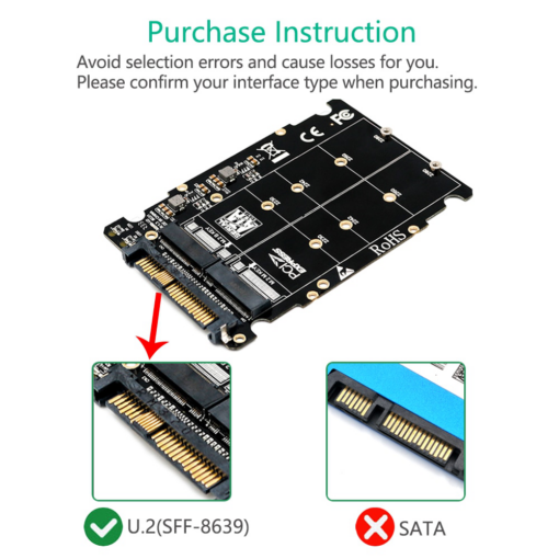 Adapter SSD NVMe na U.2 - Image 3