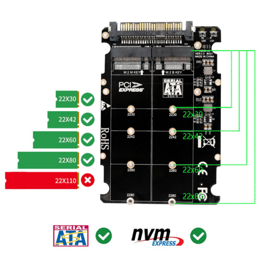 Adapter SSD NVMe na U.2 - Image 4
