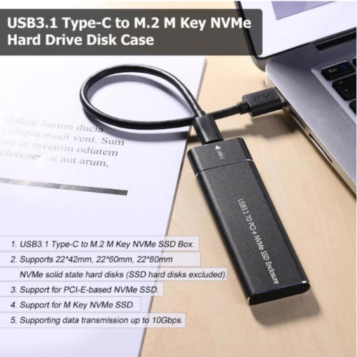 Adapter SSD NVMe na Type C - Image 2