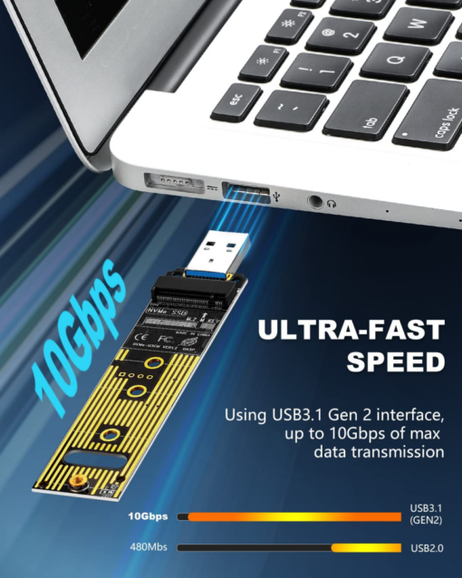 Adapter SSD NVMe na USB 3.0 - Image 4