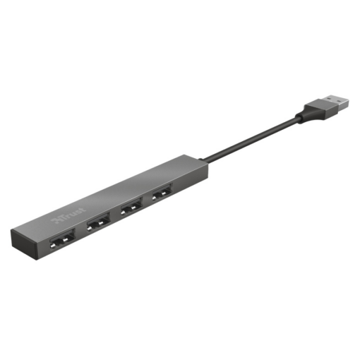 Adapter TRUST Halyx USB hub sa 4xUSB porta sivi - Image 3
