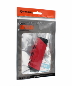 Adapter Type C na HDMI 2xUSB 3.0 PD (Type C) SOTAKO ST-C0402 crveni