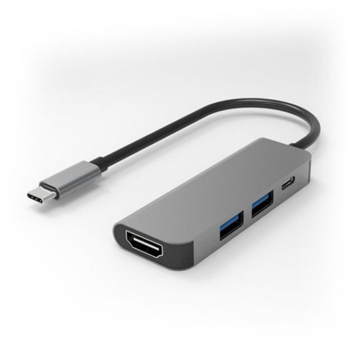 Adapter Type C na HDMI 2xUSB 3.0 type C 4u1 - Image 2