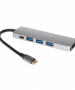 Adapter Type C na HDMI 3xUSB 3.0 type C 5u1