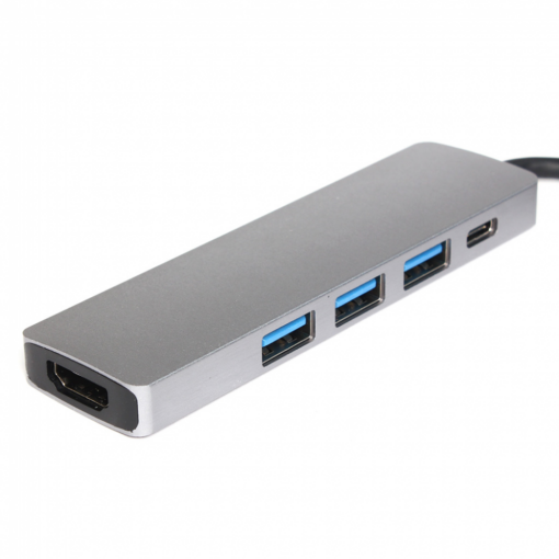 Adapter Type C na HDMI 3xUSB 3.0 type C 5u1 - Image 2
