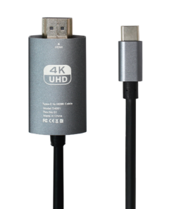 Adapter Type C na HDMI M 4K 60Hz sivi