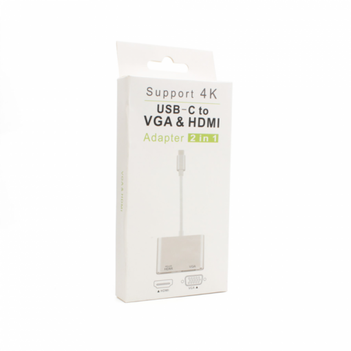 Adapter TYPE C na HDMI + VGA JWD-T6 - Image 3