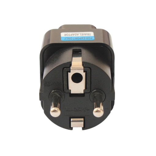 Adapter UK na EU JWD-UKonEU shuko sa uzemljenjem crni - Image 3