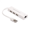 Adapter USB 2.0 na RJ45 i USB HUB 3 porta 2u1 JWD-U25