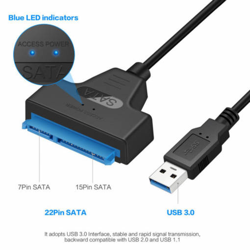 Adapter USB 3.0 na SATA JWD-57 - Image 2