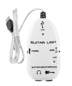 Adapter USB PC interfejs za gitaru Guitar link JWD-U81 beli