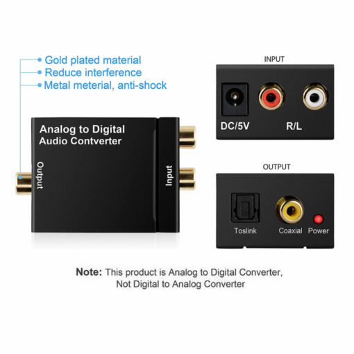 Analogni na digitalni audio konverter JWD-H10 - Image 2