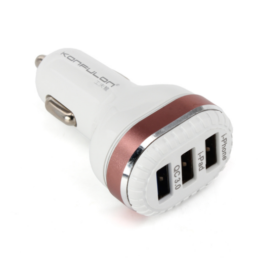 Auto punjac KONFULON C28A 3xUSB QC 3.0 18W - Image 2