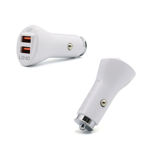 Auto punjac LDNIO C511Q 2xUSB QC3.0 5V/3A iPhone lightning - Image 3
