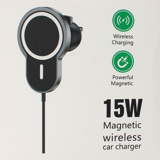 Auto punjac iPhone magnetic 15W crni - Image 5
