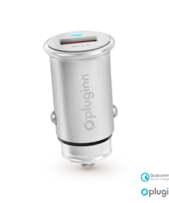Auto punjac Pluginn PI-20 QC 3.0, 3A, 18W, srebrni