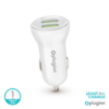 Auto punjac Pluginn PI-35 2xUSB, 2.4A  sa Type C kablom beli