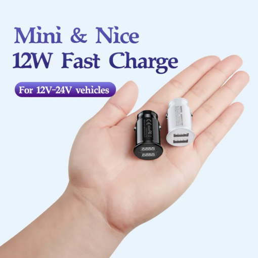 Auto punjac REMAX Chanyo II Series 2.4A 2U Fast RCC239 beli - Image 4