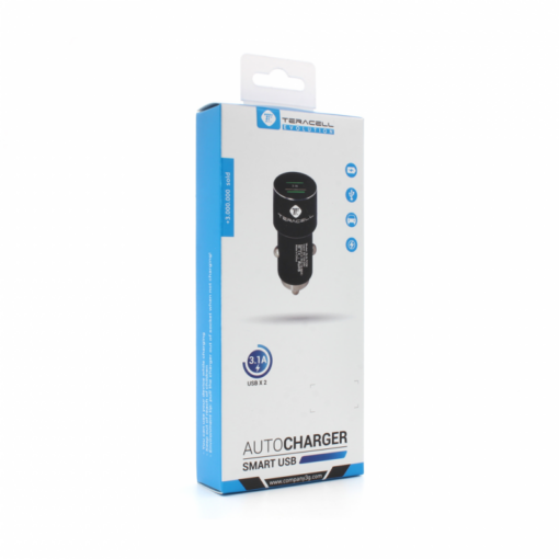 Auto punjac Teracell Evolution TC-06 2xUSB 3.1A crni - Image 2