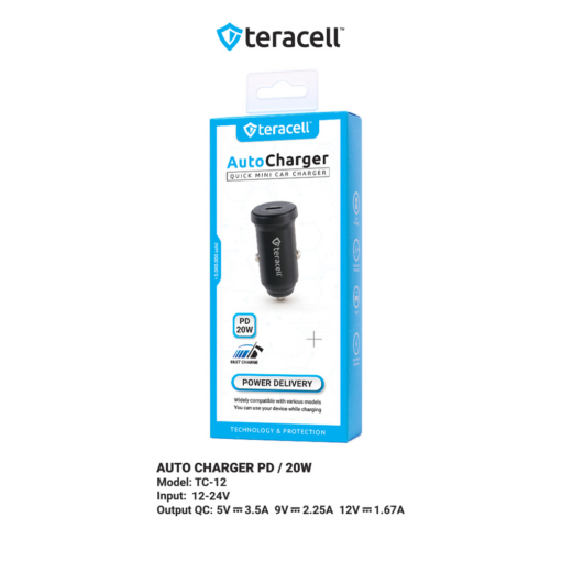 Auto punjac Teracell Evolution TC-12 PD 20W crni - Image 3