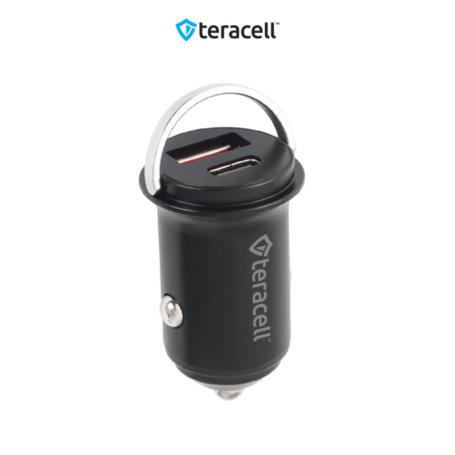 Auto punjac Teracell Evolution TC-13 PD 30W + USB QC3.0 18W, 48W (total) sa Lightning kablom crni - Image 2