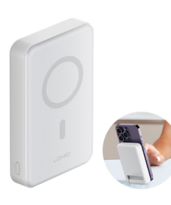 Back up baterija LDNIO PQ16 10000mAh, 15W wireless, sivo bela