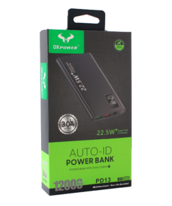 Back up baterija Oxpower P13 PD fast 12000 mAh crna