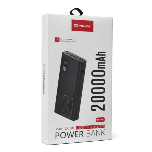 Back up baterija Oxpower P20 20000 mAh crna - Image 3
