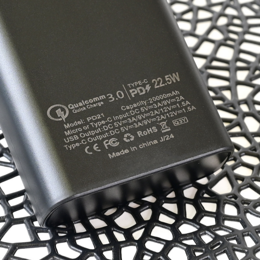 Back up baterija Oxpower PD21 20000mAh crna - Image 4