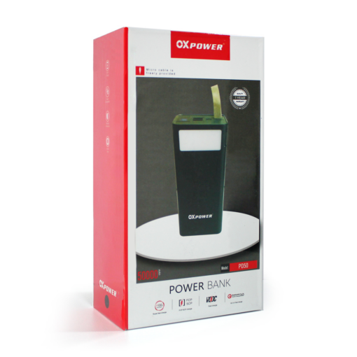 Back up baterija Oxpower PD50 PD QC 22.5W 50000 mAh crna - Image 5