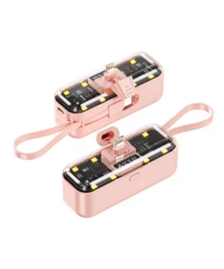 Back up baterija privezak Oxpower 5000mAh lightning roze