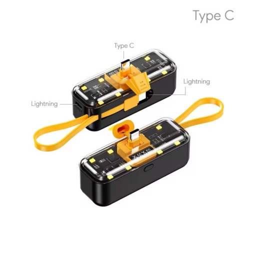 Back up baterija privezak Oxpower 5000mAh Type C crna - Image 2