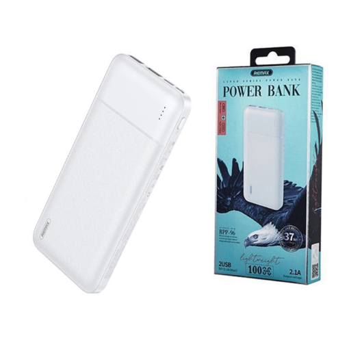 Power bank prenosiva baterija REMAX Lango RPP-96 2USB 10000mAh bela - Image 2