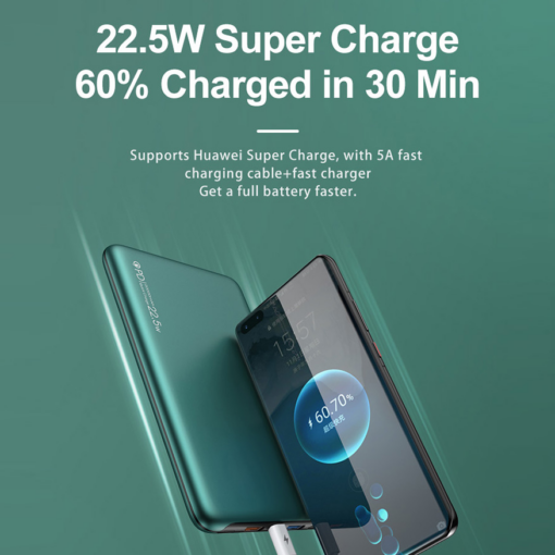 Power bank prenosiva baterija REMAX RPP-176 22.5W 30000mAh plava - Image 3