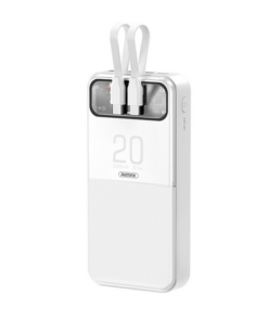 Power bank prenosiva baterija REMAX Stervui series RPP-620 PD 20W + QC 22.5W Fast Charging 20000mAh bela