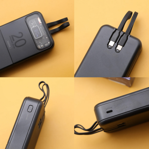 Power bank prenosiva baterija REMAX Stervui series RPP-620 PD 20W + QC 22.5W Fast Charging 20000mAh bela - Image 3