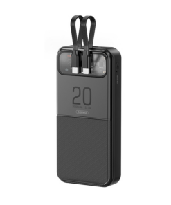 Power bank prenosiva baterija REMAX Stervui series RPP-620 PD 20W + QC 22.5W Fast Charging 20000mAh crna