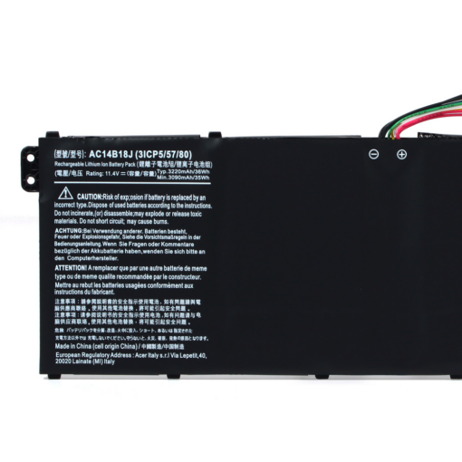 Baterija za laptop Acer Aspire ES1-531 AC14B18J 11.1V 3090mAh - Image 2