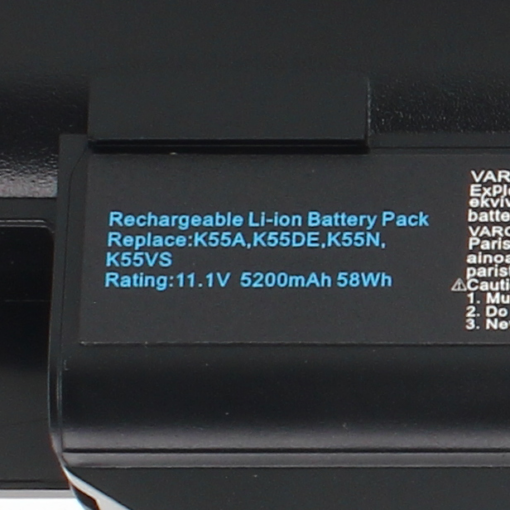 Baterija za laptop Asus K55 11.1V  5200mAh HQ2200 - Image 3