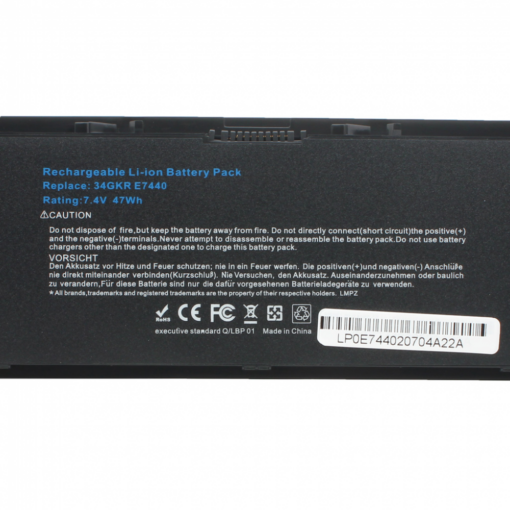 Baterija za laptop Dell Latitude E7420, E7440 7.4V 47WH HQ2200 - Image 3