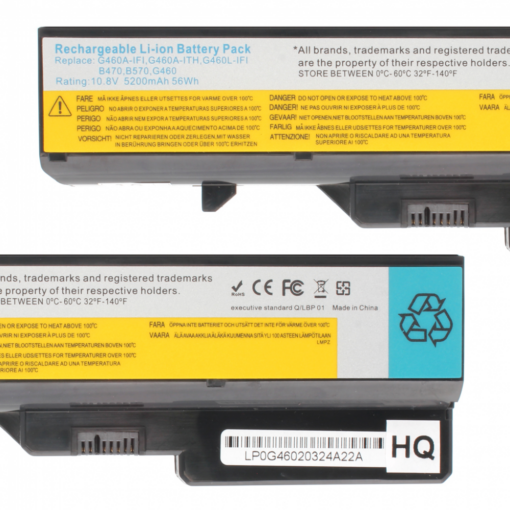 Baterija za laptop Lenovo G460 G565 10.8V 5200mAh - Image 3