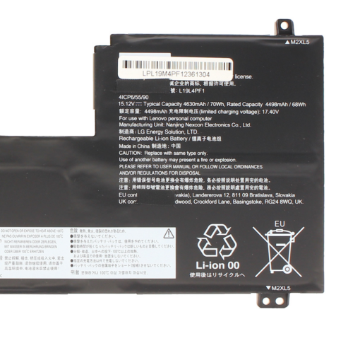 Baterija za laptop Lenovo IdeaPad 5-15ALC05, L19M4PF1 - Image 3