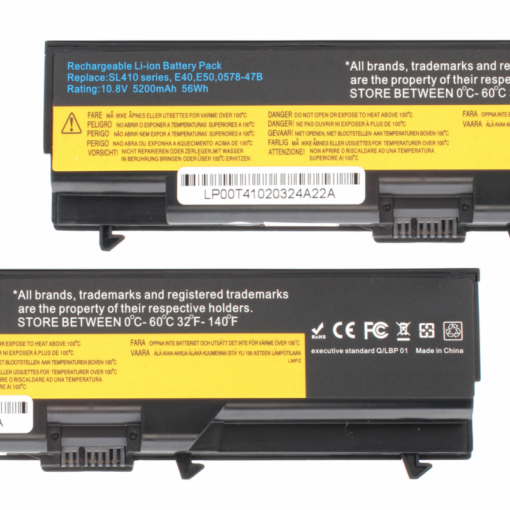 Baterija za laptop Lenovo T410 10.8V 5200mAh HQ2200 - Image 2