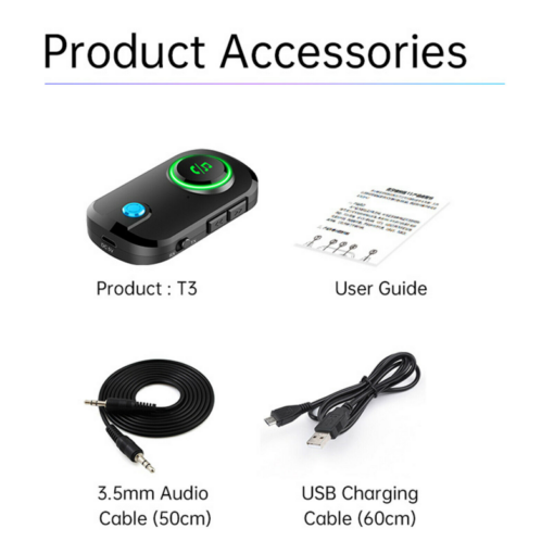Bluetooth player T3 crni - Image 2