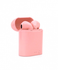 Bluetooth slusalice Airpods i7 mini roze HQ