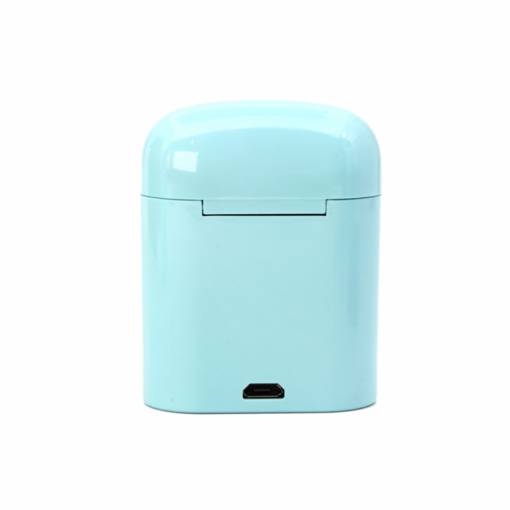 Bluetooth slusalice Airpods i7 mini svetlo plava HQ - Image 3